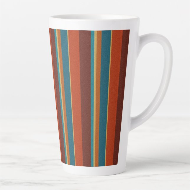 Tasse Latte Stripes du sud-ouest 29 (Droite)