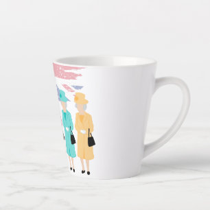 Tasse Latte Style et grâce intemporels - RIP Queen Elizabeth I
