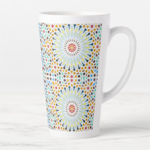 Tasse Latte Style Marocain vintage