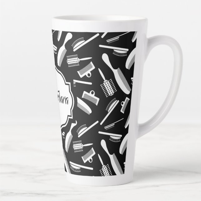 Tasse Latte Styliste personnalisé   (Droite)