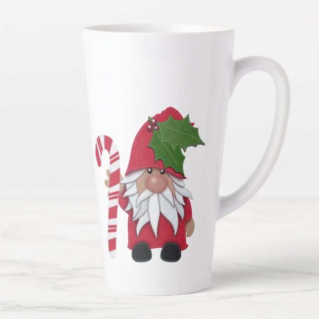 Tasse Latte Sucre de canne Noël Gnome (Droite)