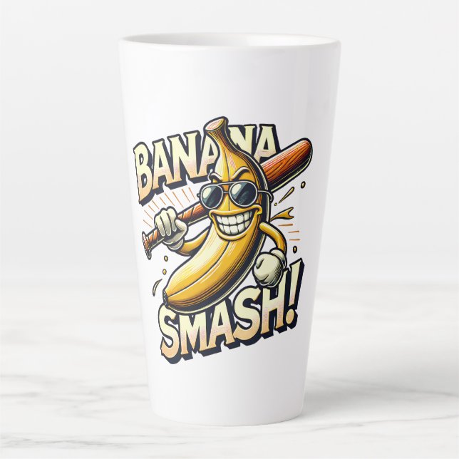 Tasse Latte Super Banane (Devant)