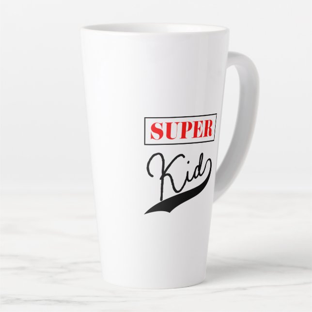 Tasse Latte Super Kid (Angle droit)