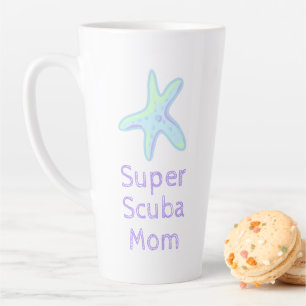 Tasse Latte Super Scuba Maman Starfish Latte Musique