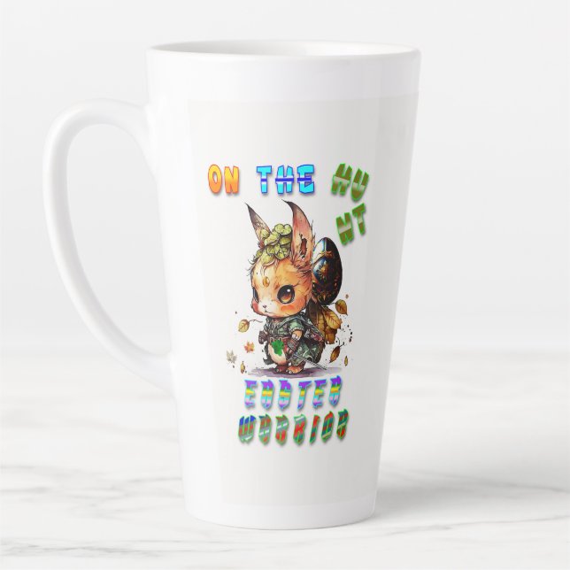 Tasse Latte Sur la chasse guerrière de Pâques (Gauche)