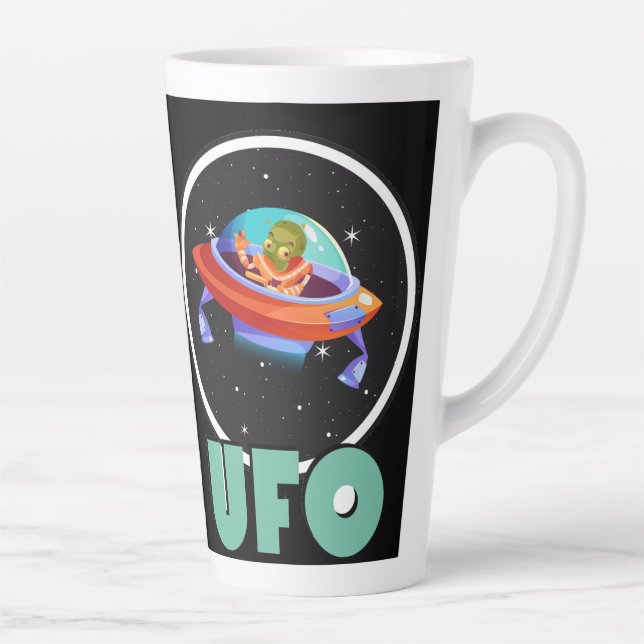 Tasse Latte sur l'espace (Droite)