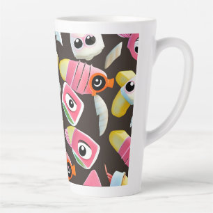 Tasse Latte Sushi drôle