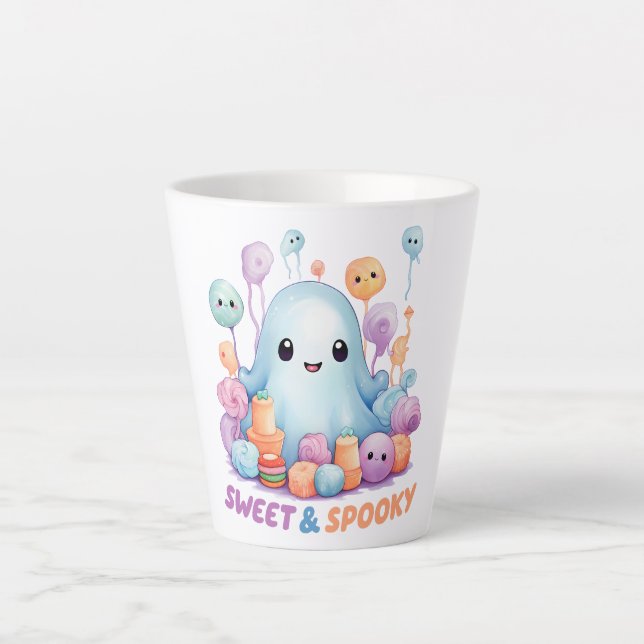 Tasse Latte Sweet and Spooky (Devant)