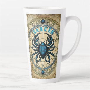 Tasse Latte Symbole astrologique du cancer