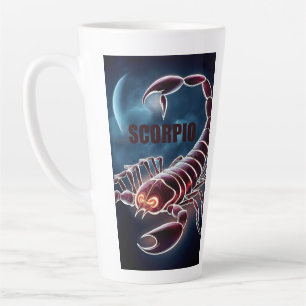 Tasse Latte Symbole astrologique Scorpio