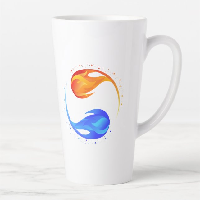 Tasse Latte Symbole d'amour- (Droite)