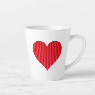 Tasse Latte Symbole d'amour du coeur Design-20326