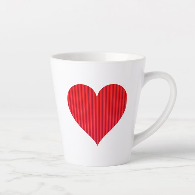 Tasse Latte Symbole d'amour du coeur Design-20326 (Droite)
