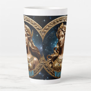 Tasse Latte Symbole d'astrologie virologique