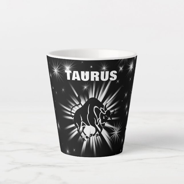 Tasse Latte Symbole de Taurus (Devant)