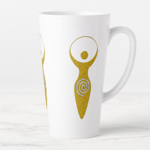 Tasse Latte Symbole Spirituel - Déesse De La Terre Gaya 1 Cou