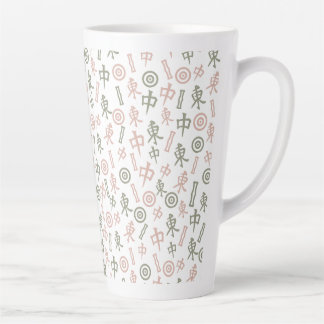 Tasse Latte Symboles du Mahjong