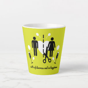 Tasse Latte Sympathie de survivante du divorce drôle
