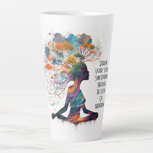 Tasse Latte Syncopat de femmes inspiré (Devant)