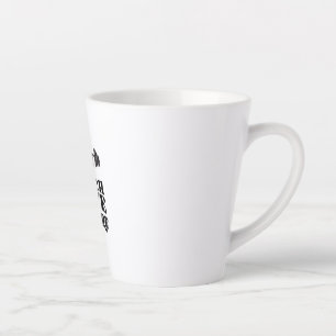 Tasse Latte T-Shirt de motivation design pour salle de sport