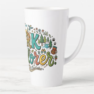 Tasse Latte T-shirt Park Explorer – Aventure Nature
