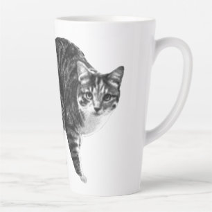 Tasse Latte Tabby Glow par Winter Window