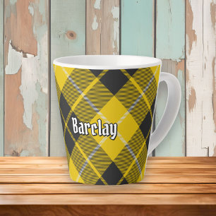 Tasse Latte Tartan de robe du clan Barclay