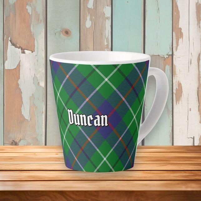 Tasse Latte Tartan du clan Duncan (Créateur téléchargé)