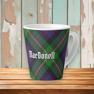 Tasse Latte Tartan du clan MacDonell de Glengarry