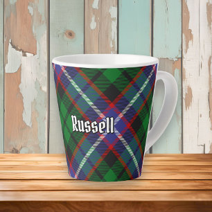 Tasse Latte Tartan du clan Russell