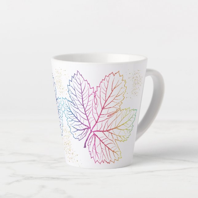 Tasse Latte Taza de café latte (Angle droit)