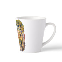 Taza de café latte Bilbao