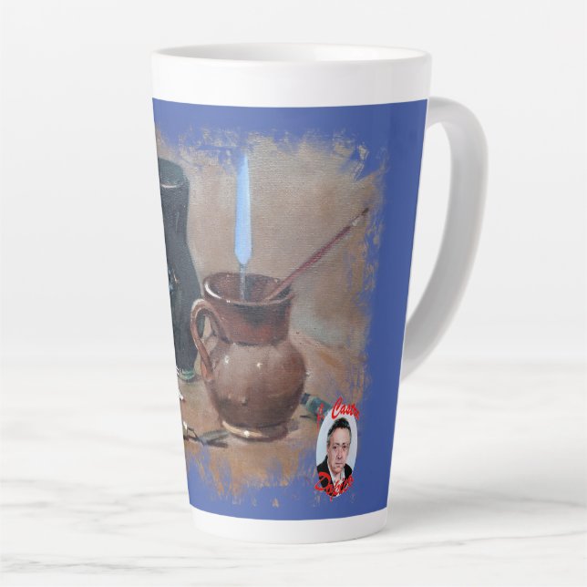 Tasse Latte Taza De Café Latte Bodegón (Angle droit)