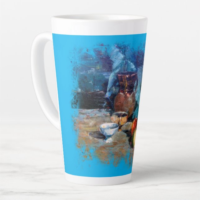 Tasse Latte Taza De Café Latte Bodegón a espátula (Angle gauche)
