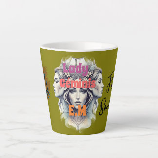 Tasse Latte Taza Lady Géminis – Energía dual