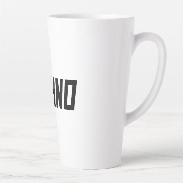 Tasse Latte TECHNO Music (Droite)