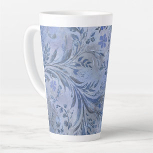 Tasse Latte Teintes rêveuses bleu fumé de peintre