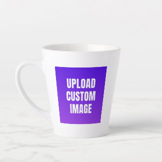 Tasse Latte Télécharger 2 images personnalisées - Ajoutez les