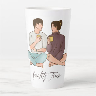 Tasse Latte Temps qualité