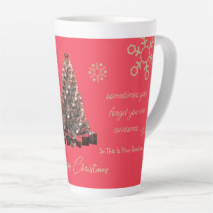 Tasse Latte Tendance Vous Êtes Super Joyeux Noël