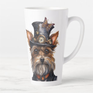 Tasse Latte Térrier du Yorkshire Steampunk Yorkie Chien