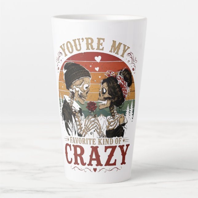 Tasse Latte T'es mon genre de folie préféré (Devant)