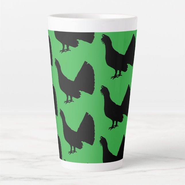 Tasse Latte Tétras lyre (Devant)