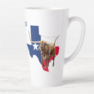 Tasse Latte Texas Longhorns, Style Texas