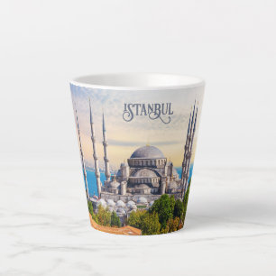Tasse Latte Texte personnalisé Istanbul
