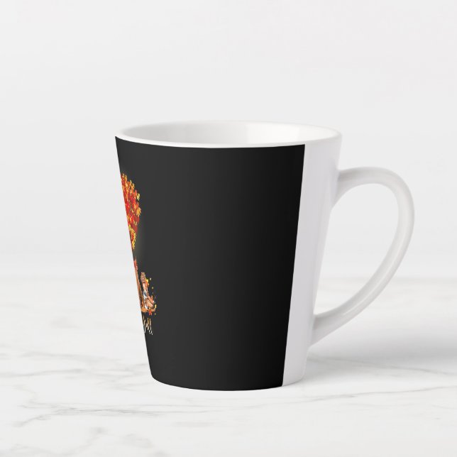 Tasse Latte Thanksgiving It's Fall Y'all Dachshund (Droite)