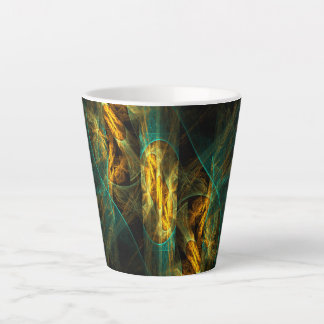 Tasse Latte The Eye of the Jungle Abstract