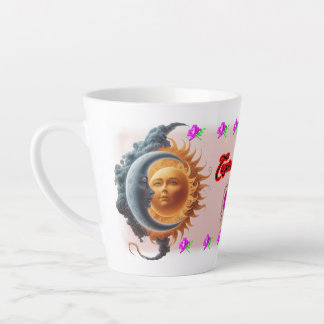Tasse Latte The Moon and the Sun's on a Ceramic Coffee