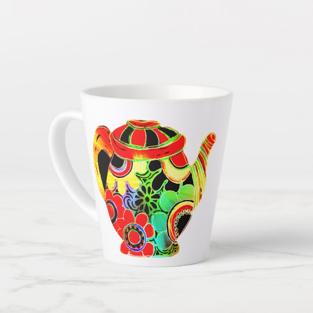 Tasse Latte Théâtre Pop Abstrait C.S. Citation de Lewis tea et (Angle gauche)