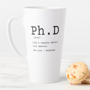 Tasse Latte Théorie de la philosophie Doctorat thèse